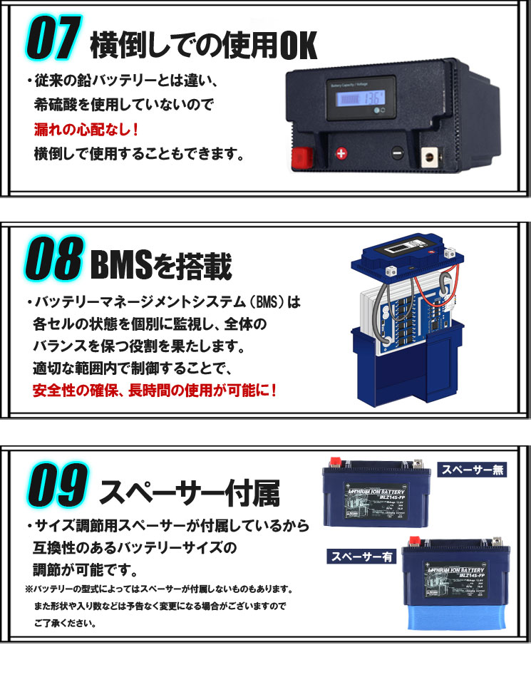 マキシマリチウムイオンバッテリーについて